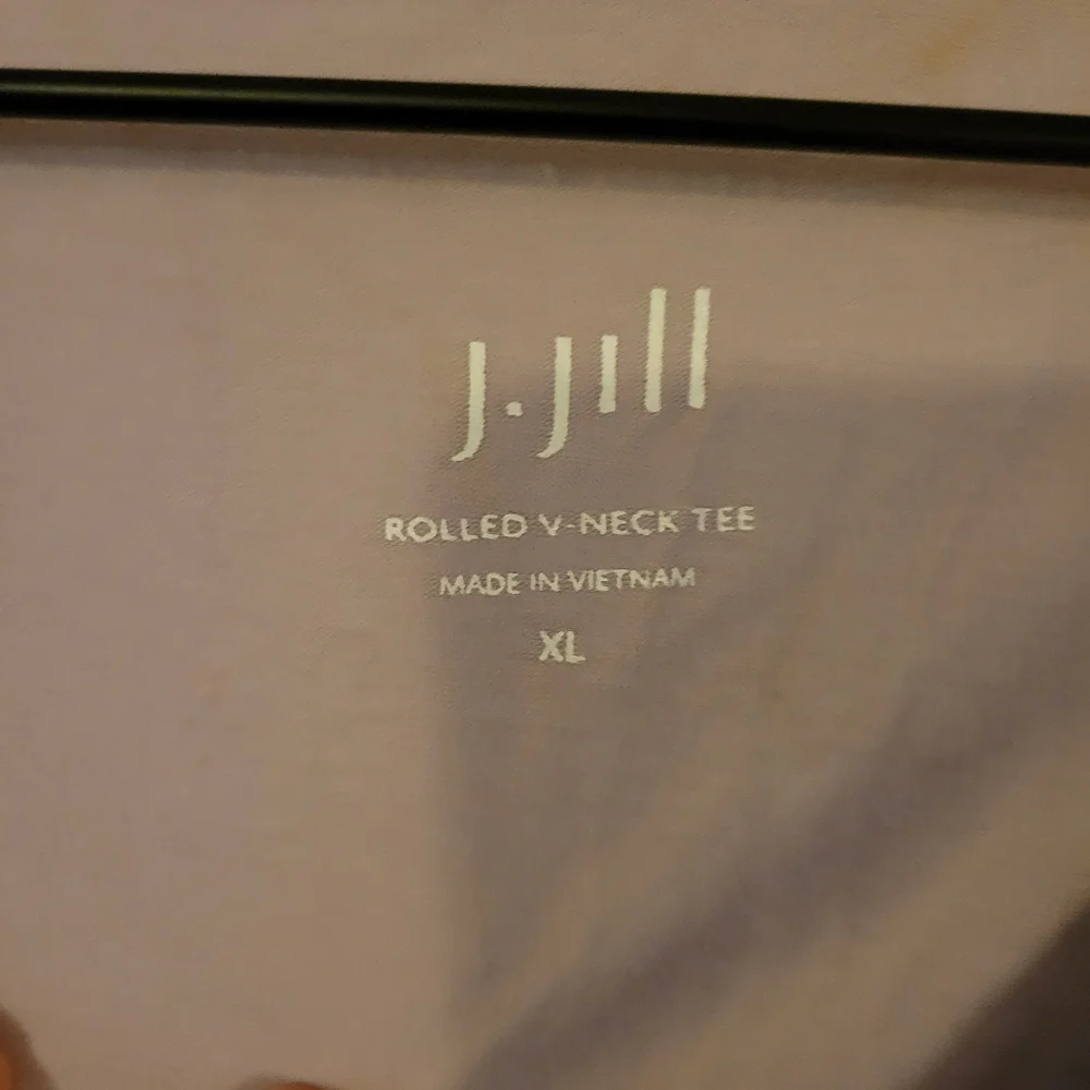 J. JILL light dusty purple Long Sleeve Tee XL Tried on, EUC - Picture 3 of 3